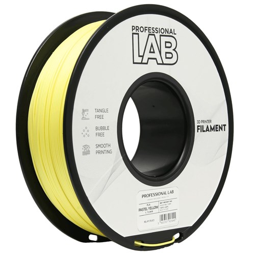 PLA filament Pastel Yellow – pastelově žlutý, 1,75 mm, 1 kg | Prof. Lab