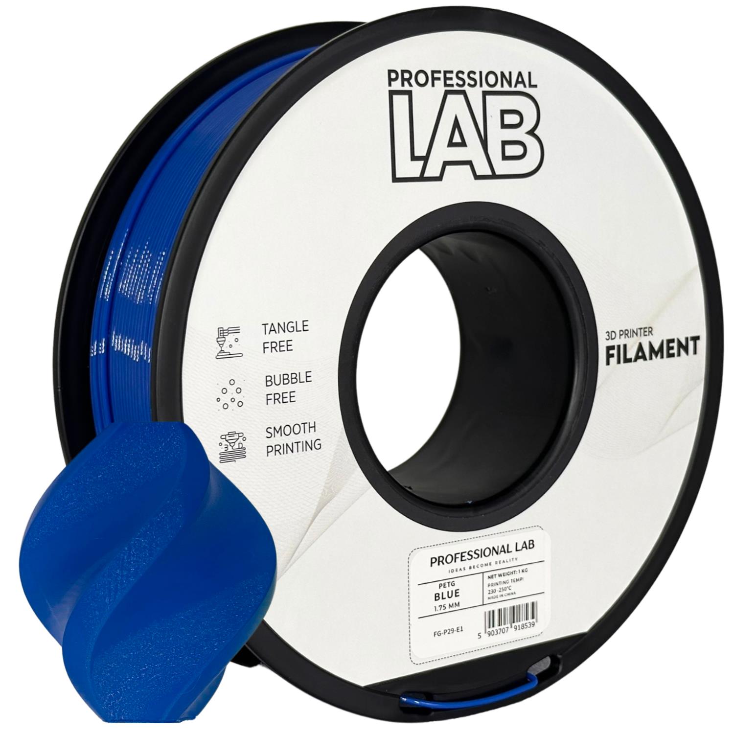 Smart Print 3D filament PETG, 1,75 mm, 1 kg – modrá (Blue)